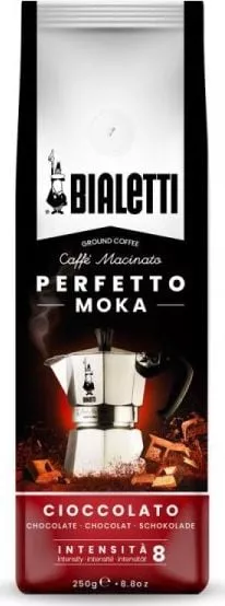 Cafea macinata Bialetti Perfetto Moka Cioccolato, 250g