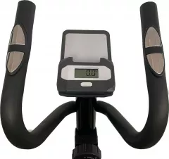 Bicicleta fitness magnetica, EB FIT, Cu display LCD, Eliptica, 8 niveluri, Greutate maxima 110kg, Gri