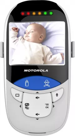 Monitor pentru copii Motorola,bidirecțional,160 m,baterie, rețea,baterie,alb