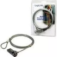 Cablu antifurt Logilink NBS002, cifru, metal