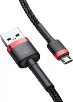 Cablu Baseus Cafule, USB - micro USB, QC3.0, 2A, 3M, material rezistent, curea velcro