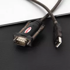 Cablu convertor USB-A la RS-232 DB9M, 1.4 m