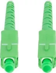 Cablu de corectie fibra optica Lanberg, SM SC, APC-SC, APC, Simplex 3.0 mm, LSZH, G657A2, 2.5 m, Verde
