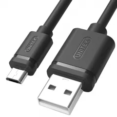 Cablu de date , Unitek , USB 2.0 A tata/ microUSB B tata Y/C454GBK , 0.5 m , negru