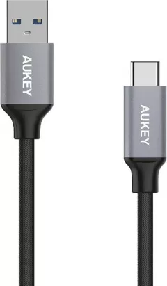 Cablu de date/incarcare USB 3.0 - C Aukey CB-CD2, lungime 1 m, negru