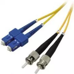Cablu noname Single-mode fibra optica patch cord, 09/125, ST - SC, 1m
