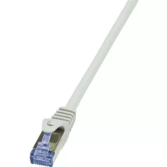 Cablu Patch cord Logilink, cat7, 10G S/FTP, gri, 0,25m