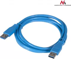Cablu prelungitor , Maclean , MCTV/582 USB 3.0 1.8m , albastru