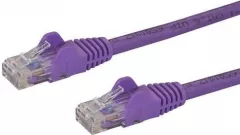 Cablu startech CAT6 patch-uri, POE, 5m, purpuriu (N6PATC5MPL)