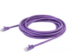 Cablu startech CAT6 patch-uri, POE, 5m, purpuriu (N6PATC5MPL)