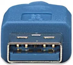 Cablu USB, Techly, USB 3.0, 1 m, Albastru