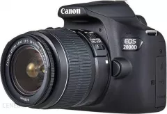 Cameră SLR Canon EOS 2000D EF/EF-S 18-55 mm F/3,5-5,6 IS II + geantă SB130 + card de 16 GB