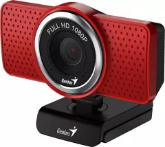 Camera Web Genius senzor 1080p Full-HD cu rezolutie video 1920×1080, ECam 8000, microfon stereo, red