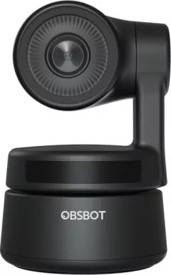 Camera Web PTZ Obsbot cu Gimbal cu 2 axe, Full HD 1080P, cu recunoastere gesturi, microfon dual omnidirectional incorporat si urmarie AI cu cadru automat