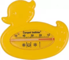 Termometru de baie cu  rață Canpol Baby,galben