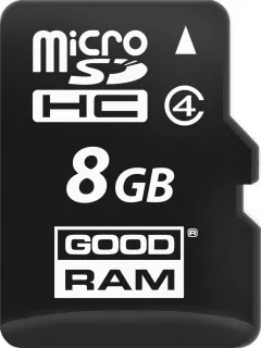 Card memorie 8GB Goodram MicroSD clasa 4, Adapter M40A-0080R11