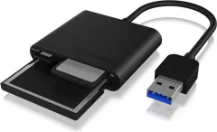 Card reader Icy Box, IB-CR301-U3, USB 3.0, CF/SD/MicroSD, Negru