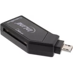 Card reader inline USB portabil cititor de card 2.0 pentru SD si microSD Android (66778)
