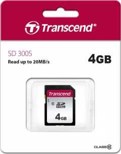 Card Transcend TS4GSDC300S, SDC300S, 4GB