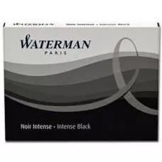 Cartus Waterman Standard Intense Black permanent, 8 buc/set