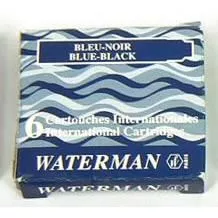 Cartus Waterman Standard Mystery Blue permanent, 8 buc/set