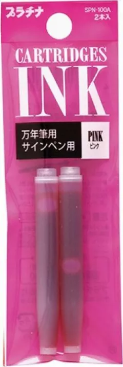 Cartușe de cerneală Platinum PLATINUM, 2 buc, roz