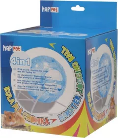 Carusel Happet Bila Plastic Pentru Hamsteri 11.5 cm Roz Y017