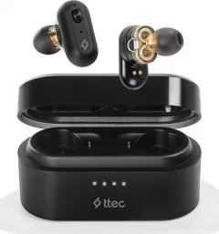 Căști TTEC Ttec 2KM127S Căști/Set cu cască True Wireless Stereo (TWS) Apeluri/Muzică Negru