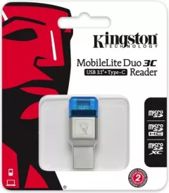 Cititor de carduri Kingston, FCR-ML3C, USB 3.1, USB Type-A/C