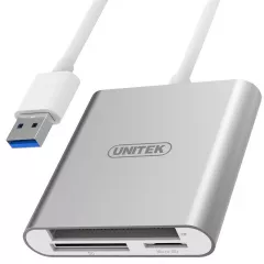 Cititor de carduri , Unitek , Y/9313 USB 3.0 , alb