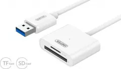 Cititor de carduri , Unitek , Y9321 microSD/SD /USB 3.0 , alb