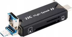 Cititor JJC SB5823 USB 3.0/USB-C/microUSB (CR-UTC3)