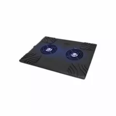 Cooler laptop Esperanza Titanium Zonda, 2 ventilatoare, pana la 15,6&quot;, Negru