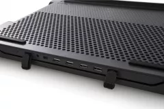 Cooler laptop Targus Chill Mat AWE81EU cu 4-Port Hub USB 2.0, Negru