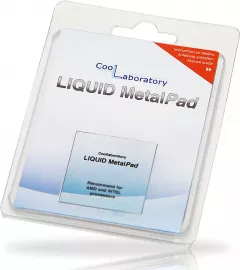Coollaboratory Liquid MetalPad 38 x 38 mm x 0,4 mm (MetalPad3xGPU3xCPU1xRS)
