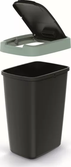 Coș de gunoi Prosperplast Coș de gunoi COMPACTA Q - verde deschis 12l