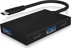 IcyBox Cititor de card USB 3.1 tip C / tip A, CFast 2.0