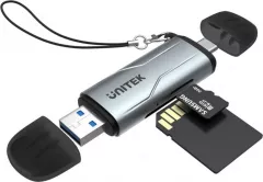 Czytnik Unitek Unitek Czytnik kart SD/microSD USB-A 5Gbps/USB-C