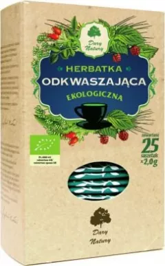 Ceai ecologic cu efect antiacid Dary Natury, 25 pliculete, 50 g
