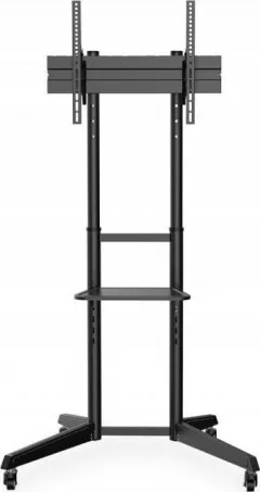 Digitus Stand mobil unic cu raft 1xLCD max. 70' max. 50 kg, VESA max. 600x400
