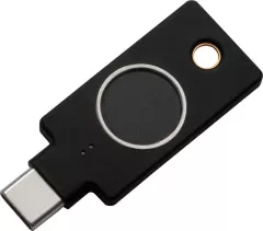 Dispozitiv criptografic securizat tip token, Yubico YubiKey C BIO, FIDO Edition, negru