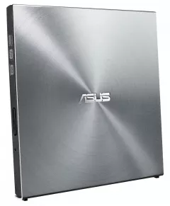 DVD writer extern ASUS SDRW-08U5S-U, 8X, ultra-subtire 12.9mm, suport M-DISC, compatibil cu Windows si Mac OS, ASUS Webstorage gratuit 12 luni, Nero BackItUp, E-Green, Argintiu