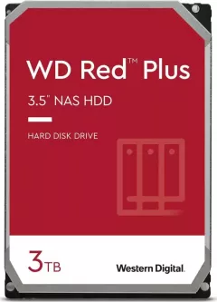 Unitate server WD Red Plus de 3TB, 3,5 inchi SATA III (6Gbps) (WD30EFPX)