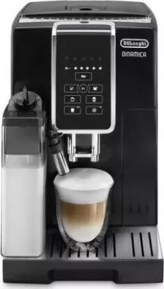 Espressor automat DE’LONGHI Dinamica ECAM 350.50.B, 1450W, 1.8 l, 15 bari, carafa pentru lapte cu sistem LatteCrema, Negru
