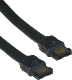 Cablu noname eSATA / eSATA, negru, 1m