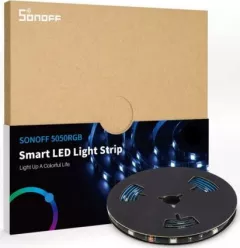 Extensie banda LED RGBW Sonoff L1, Wireless, 300 lm, IP65, 2m, compatibil Android/ iOS