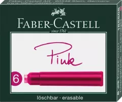 Faber-Castell Cartuse scurte roz 6 buc FABER CASTELL