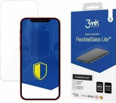 Folie de protectie 3MK FlexibleGlass Lite pentru iPhone 13/13 Pro, Hybrid glass, 9H, 0.16mm, Transparent