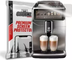 Folie protectie ecran GrizzGlass HybridGlass pentru Saeco SM8785/00 Xelsis Deluxe, Sticla, Transparent