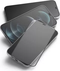 Folie protectie HOFI Full Cover Pro Tempered Glass 0.3mm compatibila cu iPhone 13/13 Pro Black